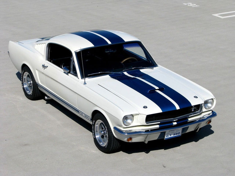 Decal Full Stripes 9'' For Classic Ford Mustang 67-73 Fastback Hardtop Shelby 2011-present