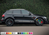 Decal Sticker Vinyl Side Sport Stripe Kit Compatible with Audi Q5