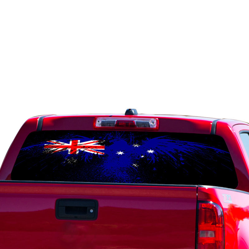 Flag Australia Perforated for Chevrolet Colorado decal 2015 - Present