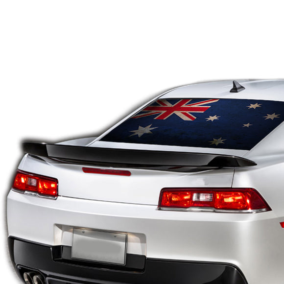 Australia Flag Perforated for Chevrolet Camaro decal 2015 - Present