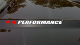 All Models Performance Hood Vinyl Decals Stickers