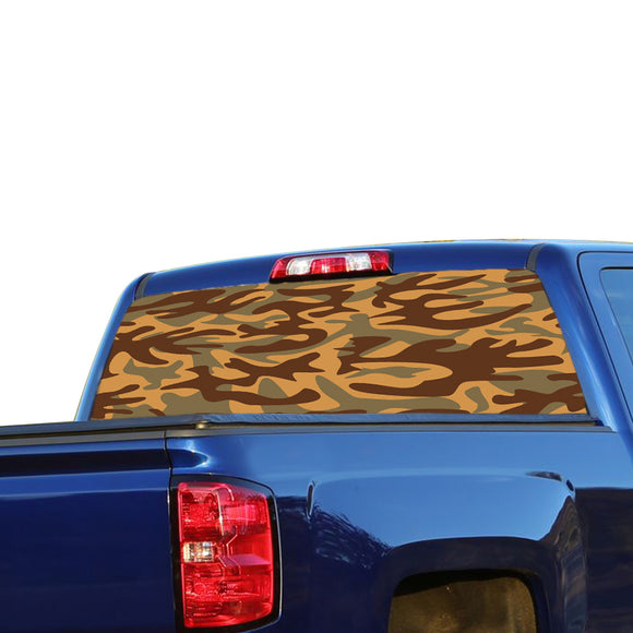 Army Perforated for Chevrolet Silverado decal 2015 - Present