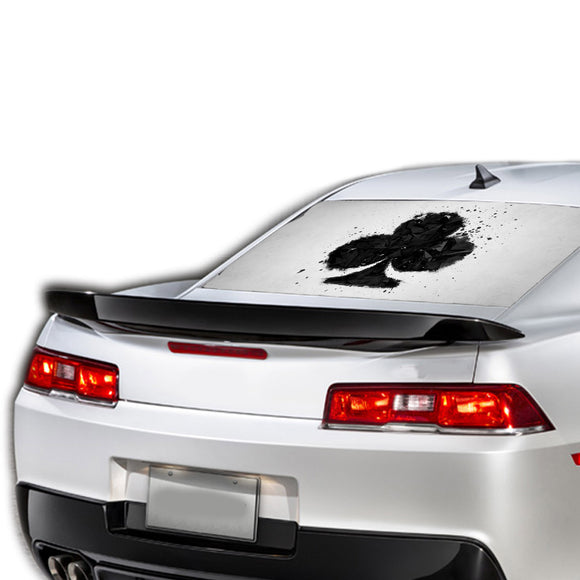 Card Ace Perforated for Chevrolet Camaro decal 2015 - Present