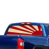Japan Sun Perforated for Toyota Tundra decal 2007 - Present