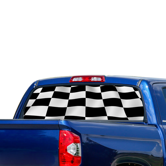 Finishing Perforated for Toyota Tundra decal 2007 - Present