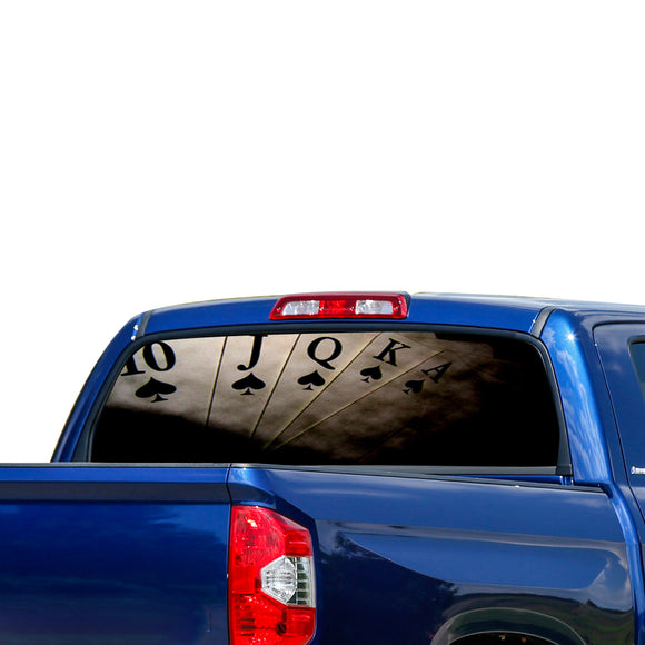 Play Cart Perforated for Toyota Tundra decal 2007 - Present