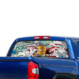 Graffiti Perforated for Toyota Tundra decal 2007 - Present