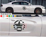 Side Door Star Kit Sticker Decal For Dodge Charger 2011 - Present 