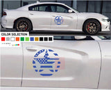 Side Door Star Kit Sticker Decal For Dodge Charger 2011 - Present 