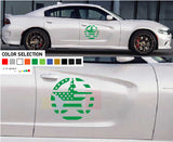 Side Door Star Kit Sticker Decal For Dodge Charger 2011 - Present 