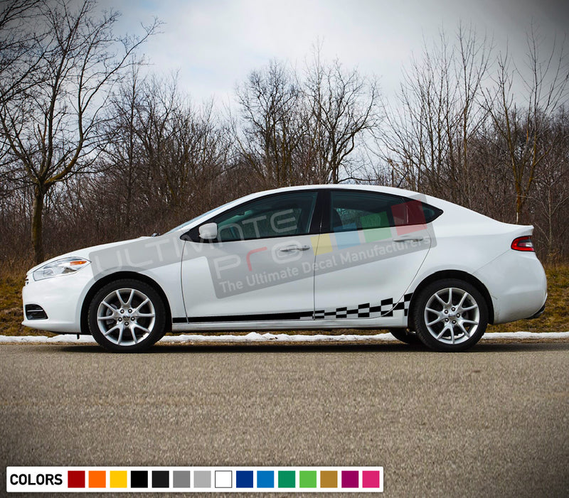 Stripes Decal Side Door Vinyl For Dodge Dart 2015 - Present