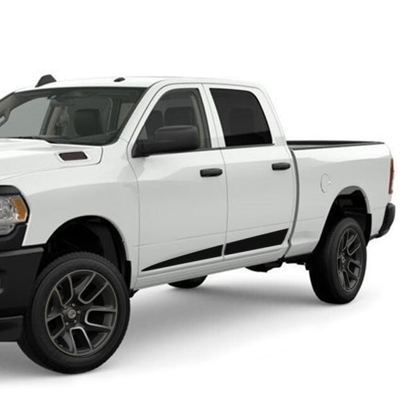 Lower Side stripes Decals Graphics Vinyl for Dodge Ram Crew Cab 2500