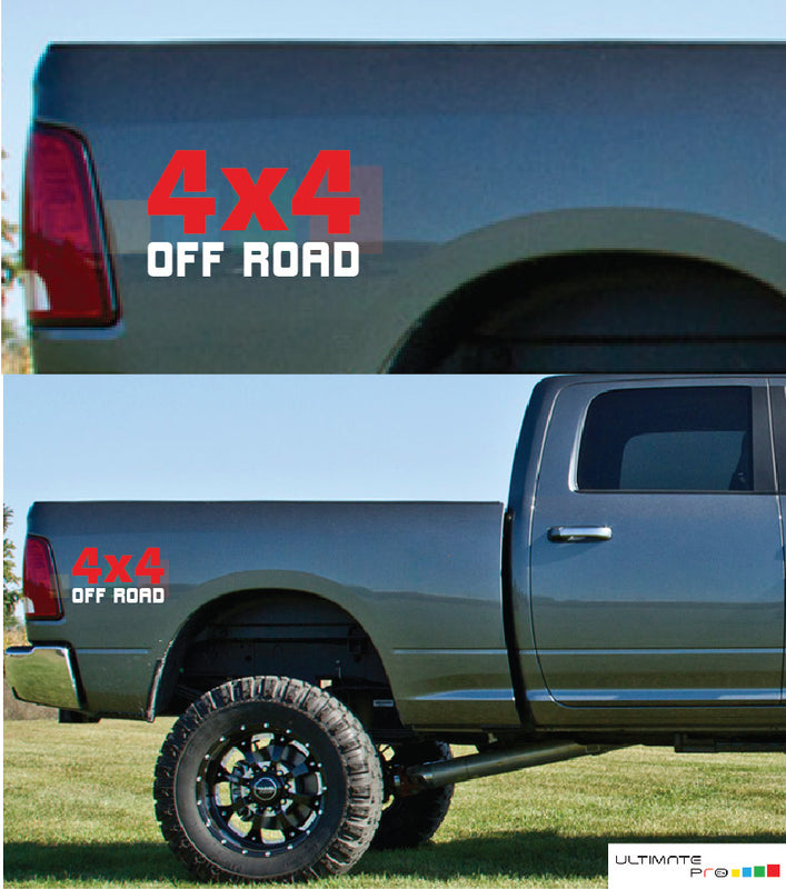 Off Road Sticker Bed Panel Stripe Dodge Ram 2009 - Present