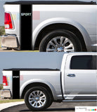 Side Vertical Rear Panel sport Stripe Decal Dodge Ram 2009 - Present