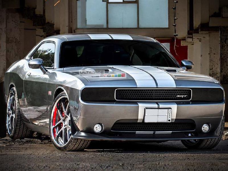 thumbnail image 2 of TRACKSIDE Racing Decal – SRT8 Dodge Challenger Stripes, 1/24th – 1/25th Scale Model Waterslide Decals, Made In USA, Srt8-24 2 of 4