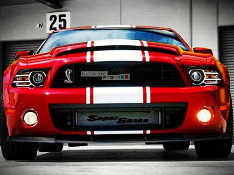 Decal Sticker Graphic Front to Back Stripe Kit Ford Mustang GT 2005-2014 Shelby GT500
