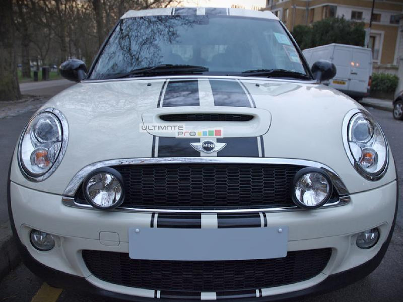 Decal Sticker Graphic Front to Back Stripe Kit Mini Cooper S John Cooper Works