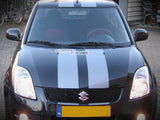 Decal Sticker Graphic Front to Back Stripe Kit Suzuki Swift Sport