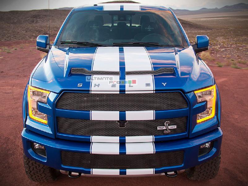Get That Raptor Look: 2-Piece Side Stripes Body Decal Vinyl Graphic Kit For Ford F150 – Made In USA!