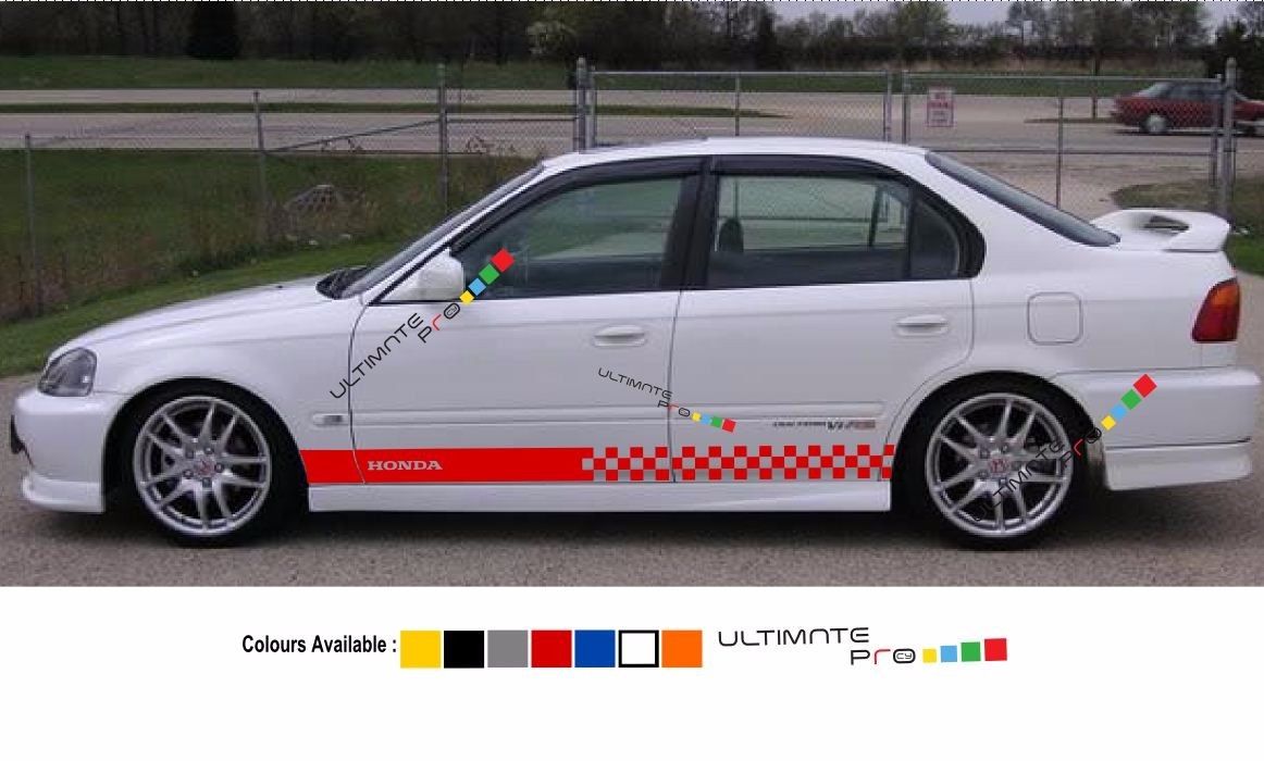 Honda civic Sticker Stripes Kit 2016-Present