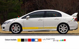 Decal sticker Stripe kit For HONDA Civic Type R 2006-Present