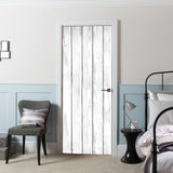 Design Ideas for Door Cover White Wood Vinyl printed Wallpaper