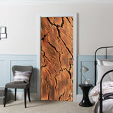 Design Ideas for Modern Door Old Tree Wood Vinyl printed Wallpaper