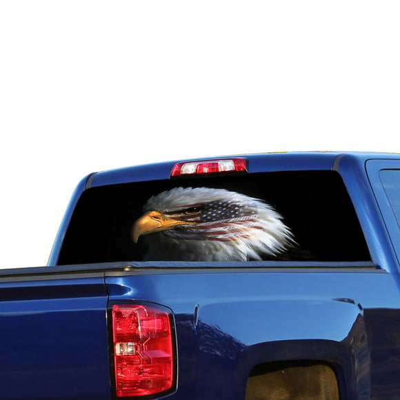 Black Eagle 3 Perforated for Chevrolet Silverado decal 2015 - Present