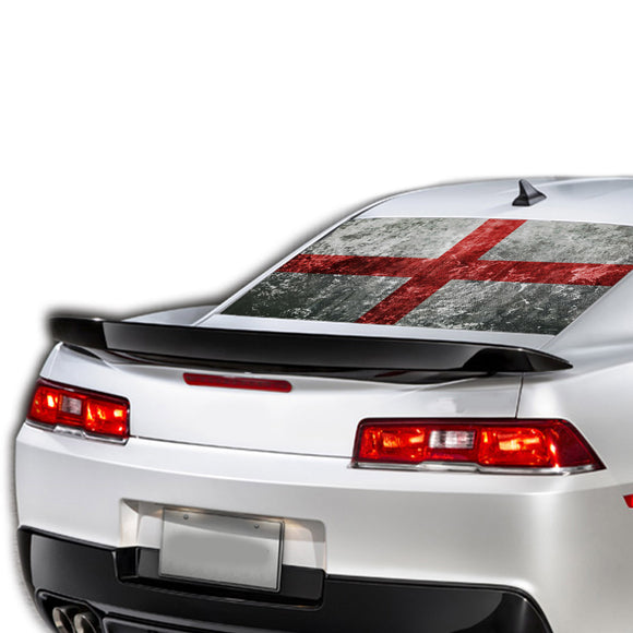 England Flag Perforated for Chevrolet Camaro Vinyl 2015 - Present