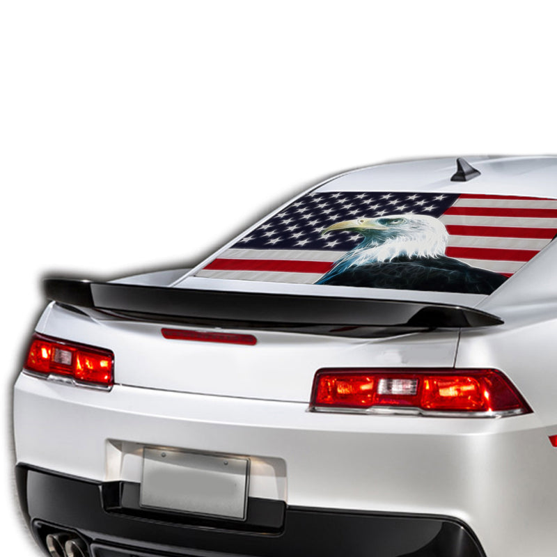 Eagle Flag Perforated for Chevrolet Camaro Vinyl 2015 - Present