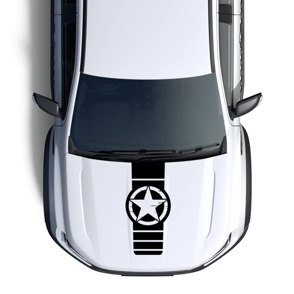 Badge Star Hood Decal for Ford Ranger 2011-Present