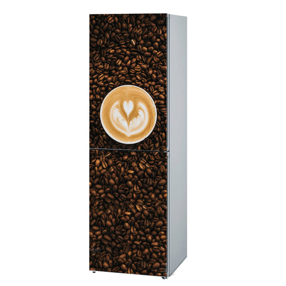 Fridge decals vinyl Coffee 2 Design Refrigerator Decals, Wrap
