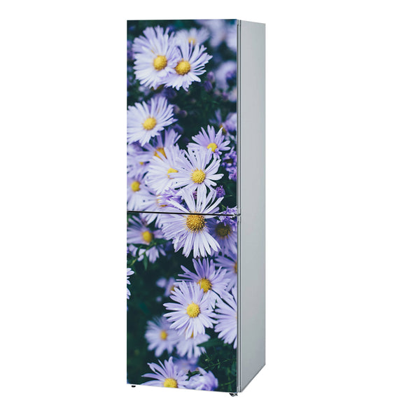 Fridge decals vinyl Flower 4 Design Refrigerator Decals, Wrap