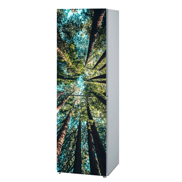 Decals for Fridge vinyl Forest Design Refrigerator Decals, Wrap