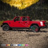 Decals Vinyl Sticker Compatible with Jeep Gladiator 2019-Present