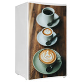Decals for Mini Refrigerator vinyl Coffee 5 Design Fridge Decals, Wrap