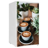  Decals for Mini Refrigerator vinyl Coffee 7 Design Fridge Decals, Wrap