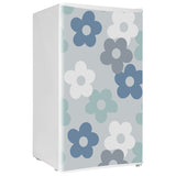 Decals for Mini Refrigerator vinyl Flowers1 Design Fridge Decals, Wrap