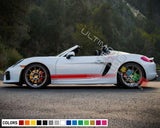 Decal Vinyl Side Sport Stripe Body Kit Compatible with Porsche Boxter 2012-Present