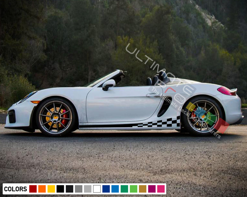 Decal Side Sport Stripe Body Kit Compatible with Porsche Boxter 2012-Present