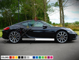 Decal Sticker Vinyl Side Sport Stripe Body Kit Compatible with Porsche Cayman 2012-Present