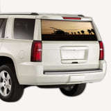 Perforate Army graphics, vinyl design for Chevrolet Tahoe decal 2008 - Present