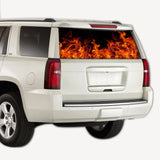 Perforate Flames, vinyl design for Chevrolet Tahoe decal 2008 - Present