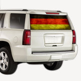 Perforate Germany Flag, vinyl design for Chevrolet Tahoe decal 2008 - Present