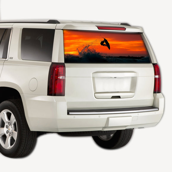 Perforate Surf graphics, vinyl design for Chevrolet Tahoe decal 2008 - Present