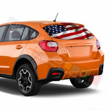 USA Flag Perforated Decals Subaru Crosstreck graphics 2015 - Present