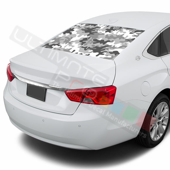 Camo Perforated decal Chevrolet Impala graphics vinyl 2015-Present