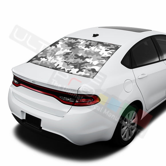Camo graphics Perforated Decals Dodge Dart 2015 - Present