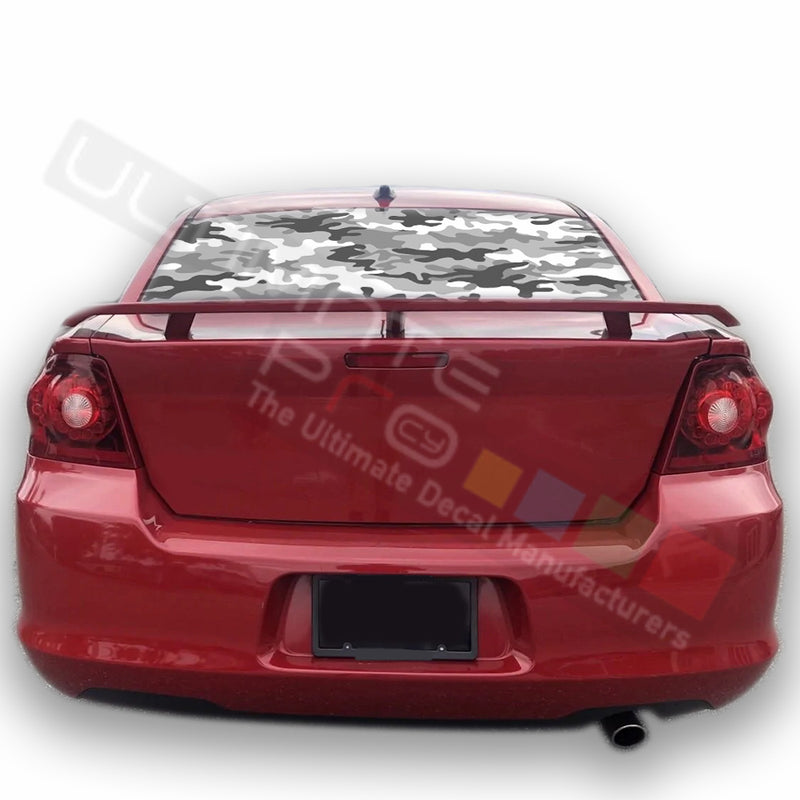 Camo graphics Perforated Decals Dodge Avenger 2007 - Present