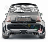 Camo graphics Perforated Decals Fiat 500 Abarth 2007 - Present